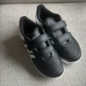 Adidas Kids Black and White Sneakers